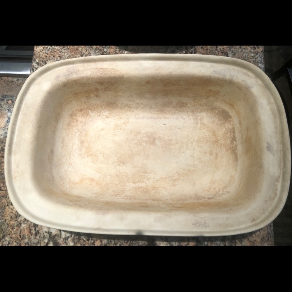 *SOLD* New Pampered Chef Stoneware Roaster